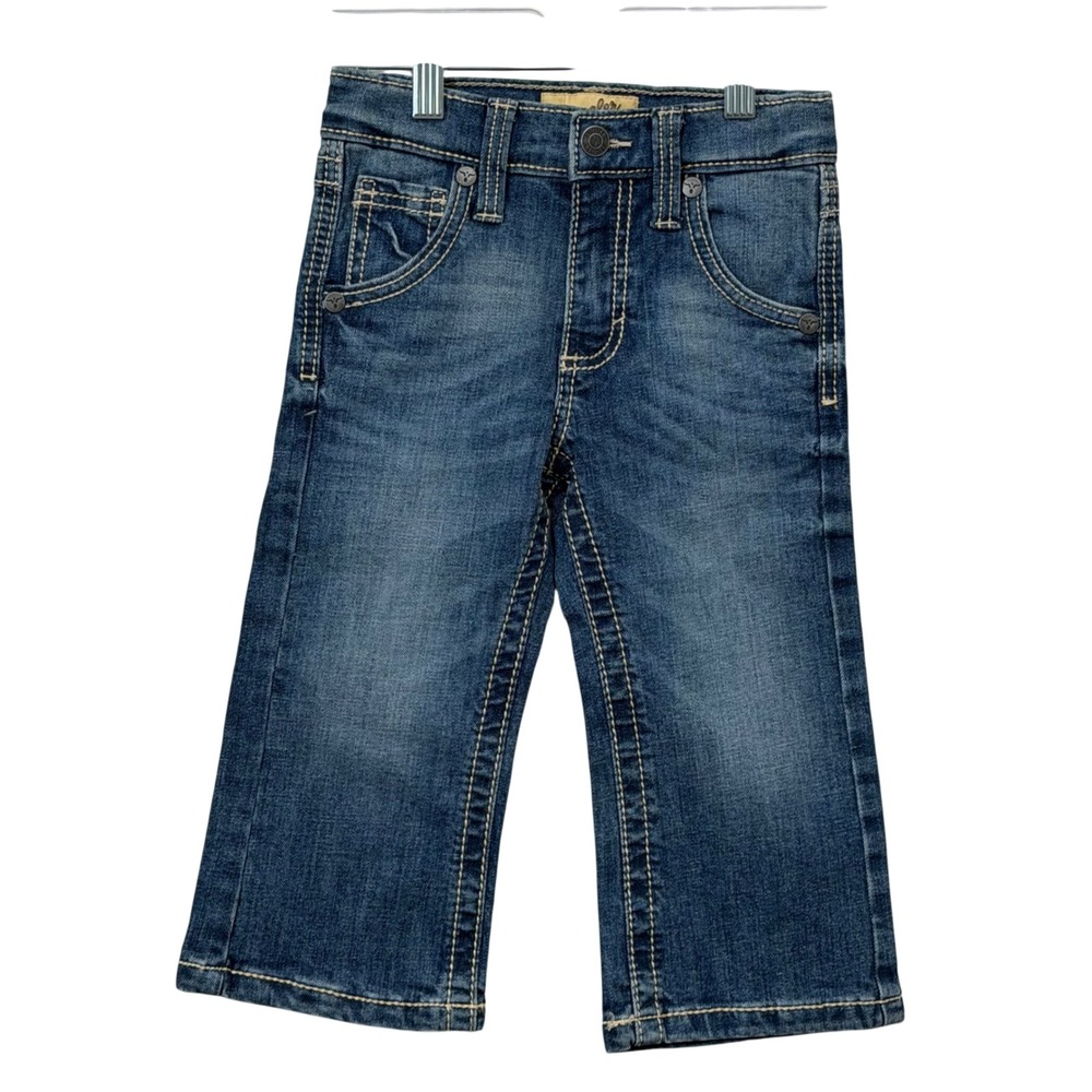 Wrangler 20X Jeans Toddler 3T Blue Dark Wash Western Cowboy Adjustable Waist